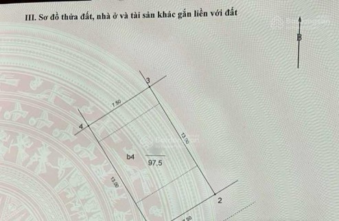 Cc bán gấp liền kề 98m2*5tầng HDI Home 201 Nguyễn Tuân. Mặt tiền 7.5m Đông Nam. Dòng tiền 600tr/năm